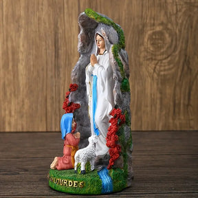 Presépio de Resina da Virgem Maria & São Bernardo