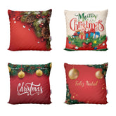 Kit Capas de Almofadas de Natal Para Decoração de Sofá